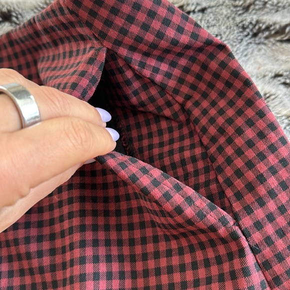 Urban Outfitters Red Gingham Skirt Size S - Picture 3 of 4